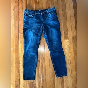 Lauren Conrad Jeans skinny darker wash size 16 high rise flattering soft stretch